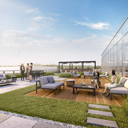 Workspace: Private 12th Floor Terrace